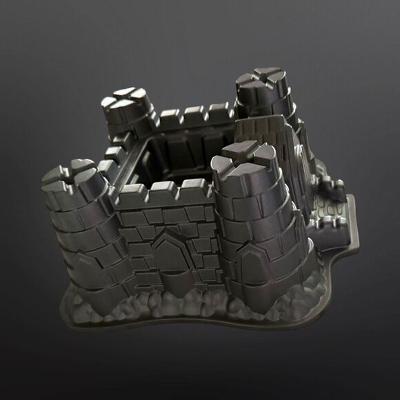 Nordic Ware Bundt Cake Pan Fairytale Cottage Silver Bundt Cake Pan 10 Cup - Picture 4 of 8